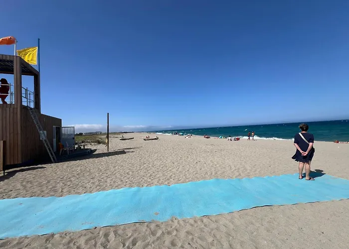 Lägenhet Le Panorama Du Tropique Cyprien - Saint-cyprien-plage - Perpignan 66 Vue - Front De Saint-Cyprien (Pyrenees-Orientales)